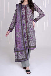 LOTUS - Printed Unstitched Khaddar Suit (3 Piece) 3160